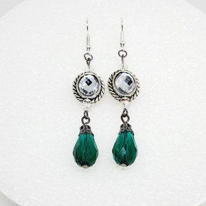 Emerald Drop Earrings